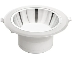 20W LED įleidžiamas šviestuvas MACK, baltos/chromo sp., 3000K