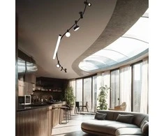 20W LED linijinis šviestuvas į magnetinius bėgelius VIOKEF FLEXY, juodas, 2700-6000K, 4314200