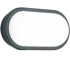 20W LED lubinis fasado šviestuvas SHELLY, antracito sp., CCT, IP65