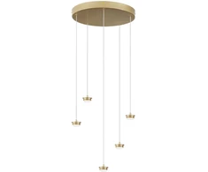 20W LED pakabinamas šviestuvas BASE, aukso sp.