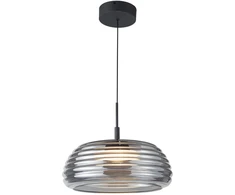 20W LED pakabinamas šviestuvas LOCULI, juodos/dūmų sp., 3000K, dimeriuojamas