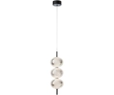 20W LED pakabinamas šviestuvas VENTURA, juodas, 3000K