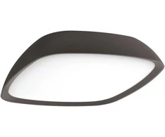 Viokef 20W LED paviršinis šviestuvas COSMO, tamsiai pilkas, 3000K, 4212800