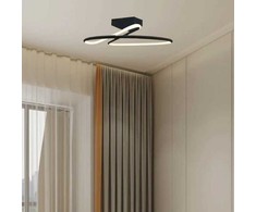 Lubinis šviestuvas V-tac 20W LED paviršinis šviestuvas, juodas, 4000K