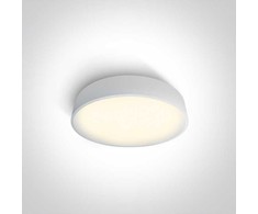 Lubinis šviestuvas 20W LED plafonas, baltas, 3000K, 62118D/W/W