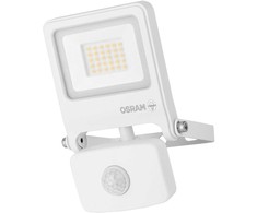 20W LED prožektorius ENDURA, baltas, 3000K, su judesio davikliu, IP44