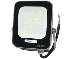 20W LED prožektorius KORTA, pilkas, 4000K