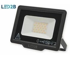 Bikuvalt 20W LED prožektorius MH, juodas, 4000K