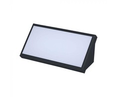 V-tac 20W LED sieninis lauko šviestuvas, juodas, 6400K
