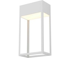 Sieninis šviestuvas 20W LED sieninis lauko šviestuvas STAND, baltas, 3000K, IP65, 90602