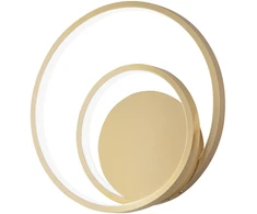 20W LED sieninis šviestuvas LIEVE, aukso sp., CCT