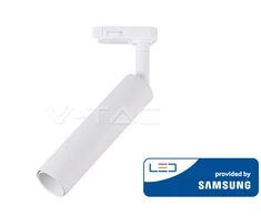 20W LED šviestuvas ant bėgelio V-TAC, baltu korpusu, 3000K (šiltai balta), SAMSUNG LED chip
