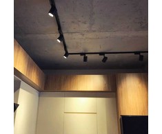 20W LED šviestuvas į 3 fazių bėgelius, juodas, 4000K, CREE LED chip