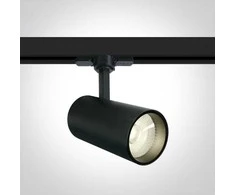 20W LED šviestuvas į bėgelius, juodas, 4000K, 65642BT/B/C