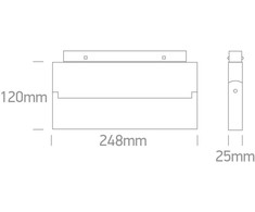 20W LED šviestuvas į magnetines sistemas MINI/MIDI, juodas, 3000/3500/4000K, 48V, 38°, 42124BA/B/V