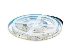 V-tac 20W/m LED juosta, 240 LED/m, 12V, 3000K, 5 metrų ritė
