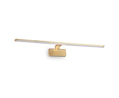Sieninis šviestuvas Ideal Lux 20W wall lamp with 1 light ALMA, 3000K, brass