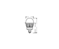 Ledvance 21,5W LED lemputė HQL, E27, baltos matinės sp., 4000K