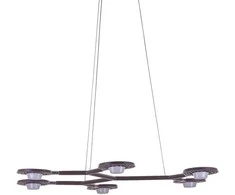Lubinis šviestuvas 21,6W LED pakabinamas šviestuvas KRESYDA, bronzos sp., 3000K