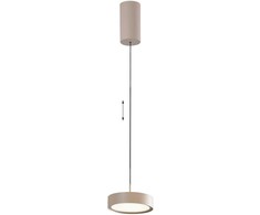 21W LED pakabinamas šviestuvas DENVER, smėlio/baltos sp., 3000K, reguliuojamas aukštis, 4329400