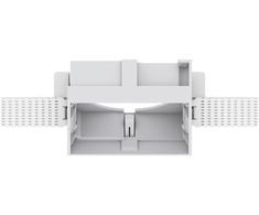 21W LED šviestuvo ZEUS kvadratinis užglaistomas rėmelis, baltas, 323732