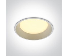 22W LED įleidžiamas šviestuvas, baltas, 3000K, 10122D/W/W