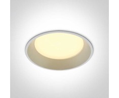 22W LED įleidžiamas šviestuvas, baltas, 3000K, 10122D/W/W