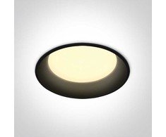 22W LED įleidžiamas šviestuvas, juodas, 4000K, 10122D/B/C