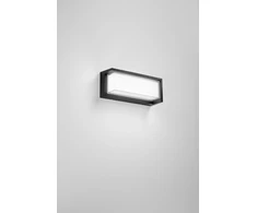 22W LED lauko sieninis šviestuvas BLOCK, juodas, CCT, IP65