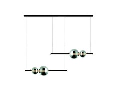 22W LED pakabinamas šviestuvas, juodas, 3000K, dimeriuojamas, 22234