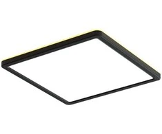 Italux 22W LED paviršinė panelė ALERIA, juoda, 2800/4000/6000K