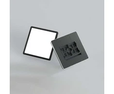 Italux 22W LED paviršinė panelė ALERIA, juoda, 2800/4000/6000K