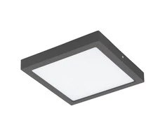 Lubinis šviestuvas 22W LED paviršinė panelė ARGOLIS, antracito sp. korpusu, 3000K