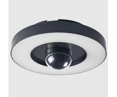 Ledvance Smart 22W LED paviršinis šviestuvas SMART+, tamsiai pilkos sp., 3000K, dimeriuojamas, su judesio/šviesos davikliu ir HD kamera