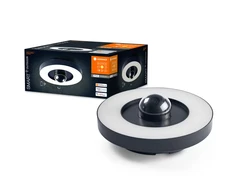 Ledvance Smart 22W LED paviršinis šviestuvas SMART+, tamsiai pilkos sp., 3000K, dimeriuojamas, su judesio/šviesos davikliu ir HD kamera