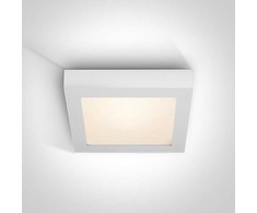 Lubinis šviestuvas 22W LED plafonas, baltas, 3000K, 62122F/W/W