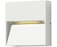 Sieninis šviestuvas 2,2W LED sieninis fasado šviestuvas NASHIRA, baltas, 2200/2700/3200/4000K, IP65, A2062071B