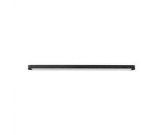 V-tac 22W LED šviestuvas į magnetinius bėgelius ULTRA THIN, juodas, 6400K