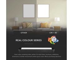 V-tac 22W LED šviestuvas į magnetinius bėgelius ULTRA THIN, juodas, 4000K