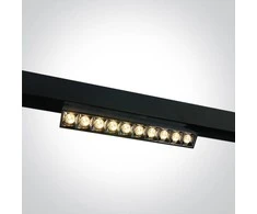 Bikuva.lt 22W linijinis šviestuvas į magnetines sistemas, juodas, 3000K, reguliuojamas, 42106B/B/W