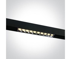 22W linijinis šviestuvas į magnetines sistemas ONELIGHT MAXI, juodas, 3000K, DALI, 42102BL/B/W