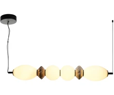23W LED pakabinamas šviestuvas BALOS, juodos/baltos sp., 3000K