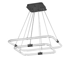 23W LED pakabinamas šviestuvas TETRAGON, tamsiai pilkas, 3000K, dimeriuojamas