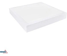 Bemko 24-34W LED paviršinė panelė GRANDER, balta, 3000K/4000K/6500K, IP44