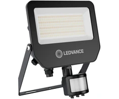 24-42W LED prožektorius COMPACT, juodas, 3000/4000/6500K, su judesio davikliu
