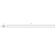 24W LED įleidžiamas lauko šviestuvas XMARKER, tamsiai pilkas, 3000K, IP67