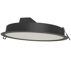 Ledvance 24W LED įleidžiama panelė DOWNLIGHT IP44 GEN2, juoda, 3000K, 100°