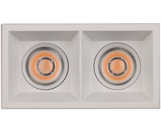 24W LED įleidžiamas šviestuvas MOVE, baltas, 3000/4000K, dimeriuojamas, IP44, E3984178BDT
