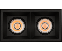 24W LED įleidžiamas šviestuvas MOVE, juodas, 2700/3000K, IP44, E3984172N