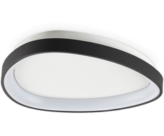 24W LED lubinis šviestuvas GEMINI, juodas, 4000K, 372044